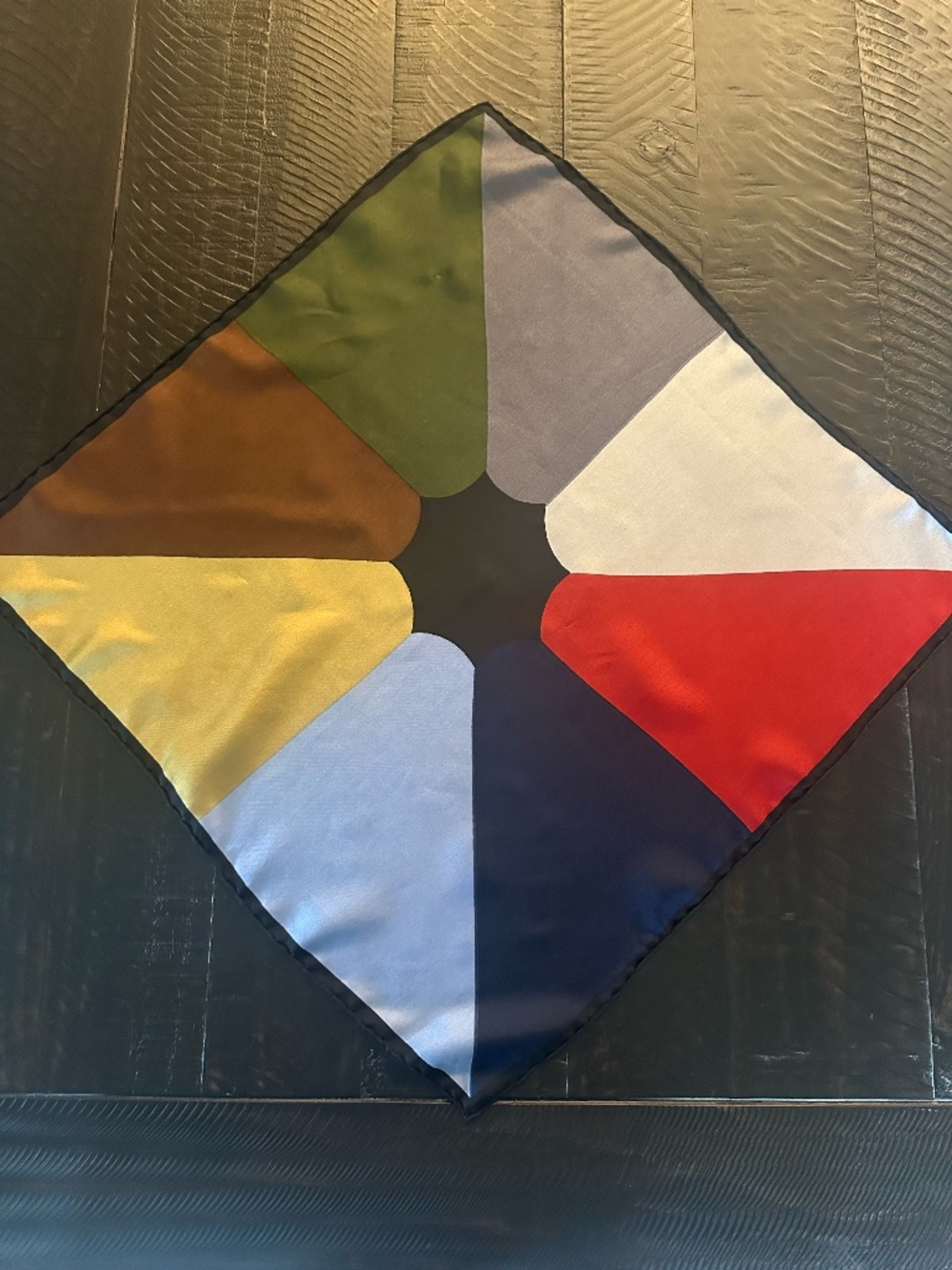 Nine Colors By Ashear Silk Pocket Square 18”